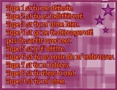 Je SIs KoI pOuR tOa